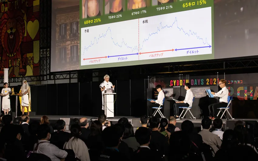 kintone hack2021年の登壇の様子