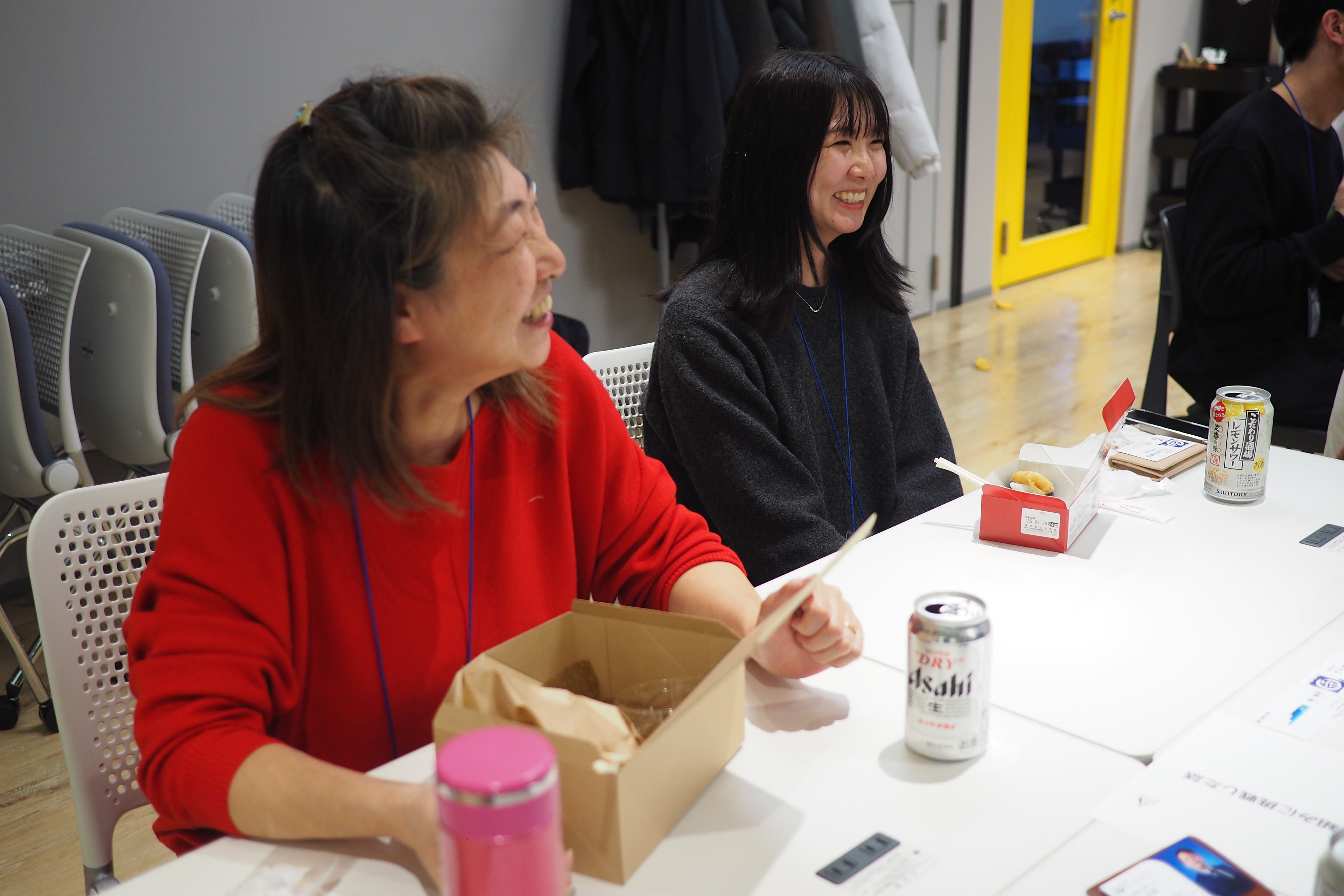 devCampFire中話している写真