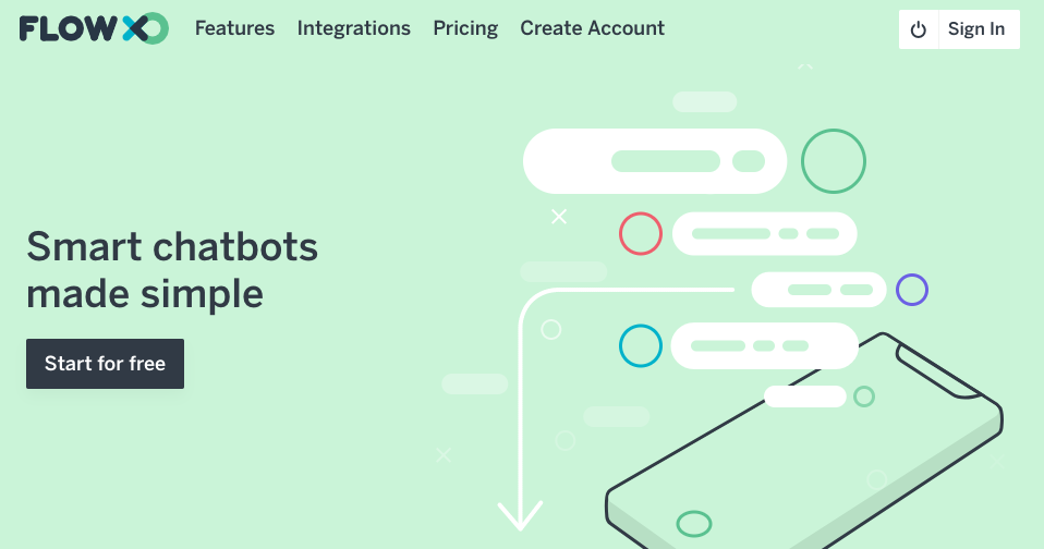 Flow XOのサインアップ画面が表示されている