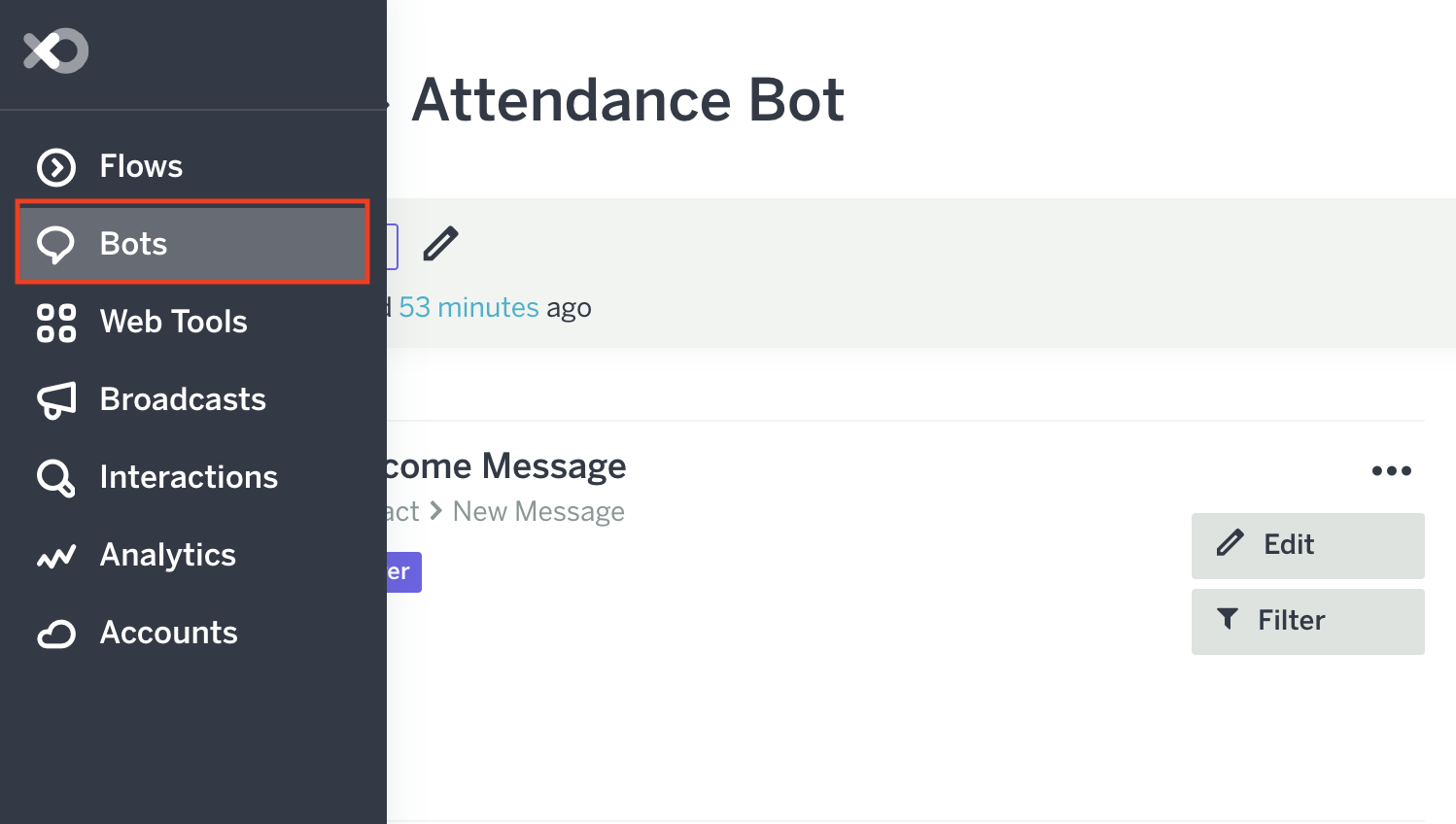 [Bot]が枠線で囲まれている