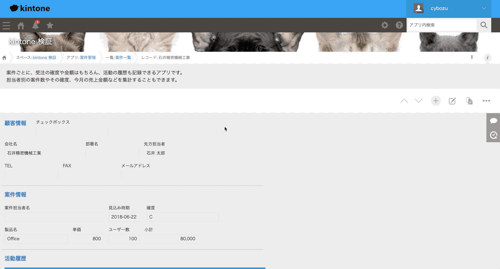 開発者ツール上で入力したsnippetを実行するアニメーション
