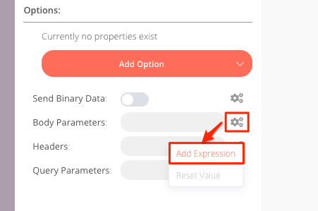 「Add Expression」をクリックする