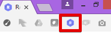 ChromeにRestlet Clientのアイコンが追加されていることを確認