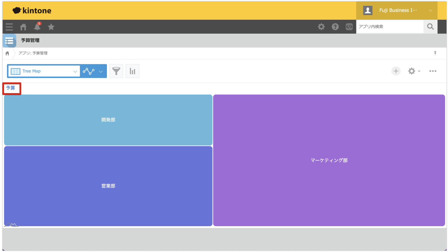 Tree Mapの表示