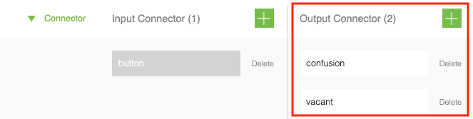 Output Connectorの追加画面