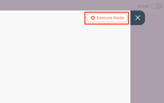 「Execute Node」をクリックしてノードを実行する