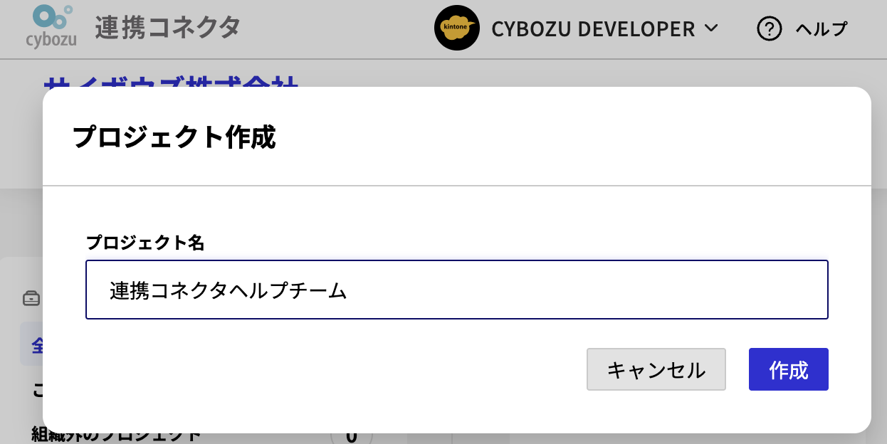 截圖：新建畫面中的專案名稱輸入欄位用紅框圍起來